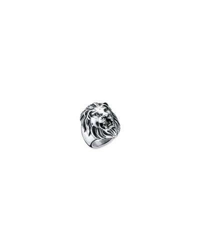 An Jewels Herrenring Alion 11 - Edelstahl Schwarz - Modernes Design
