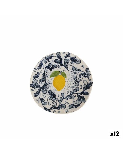 Jälkiruokalautanen La Mediterránea Iberica Limoi 20 x 20 x 2 cm (12 osaa)
