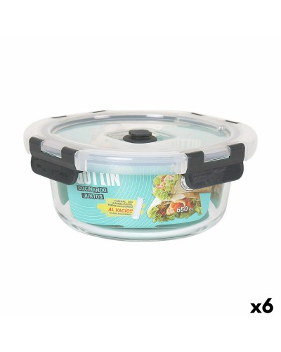 Porta pranzo Quttin da 650 ml (confezione da 6) | Contenitori per alimenti con coperchio | Perfetti per il pranzo e gli snack