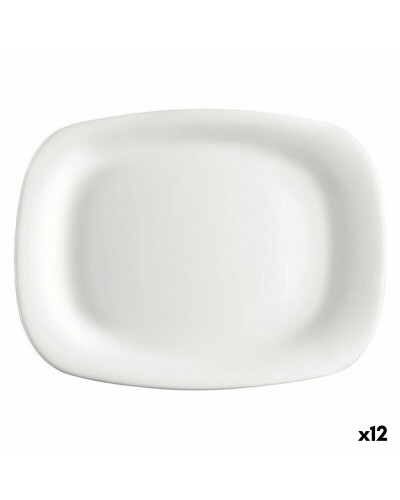 Platt skål Bormioli Parma Rektangulär (12 antal) (24 x 34 cm)