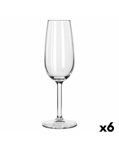 Copas de Champagne Royal Leerdam Spring de 20 cl (6 Unidades), Cristal Transparente.
