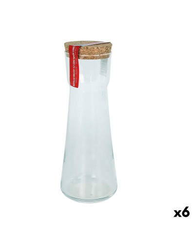 Glazen fles Royal Leerdam Balice Kurk 1L (6 Stuks)