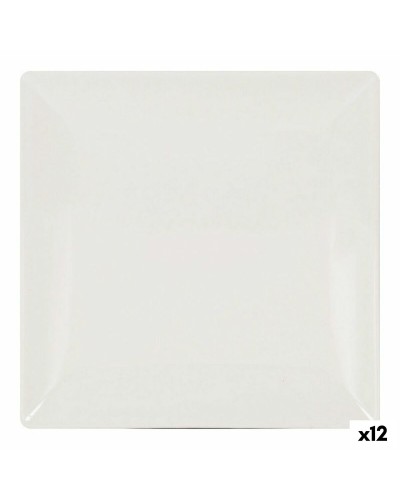 Piatto quadrato in porcellana Elite da 18 cm di La Mediterránea (confezione da 12)