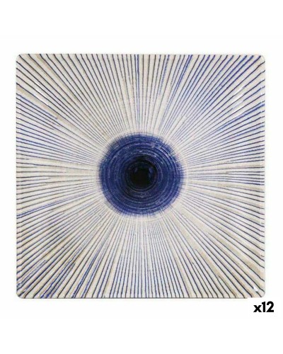 Plato de Postre La Mediterránea Irys, 18cm x 18cm x 2cm, Paquete de 12
