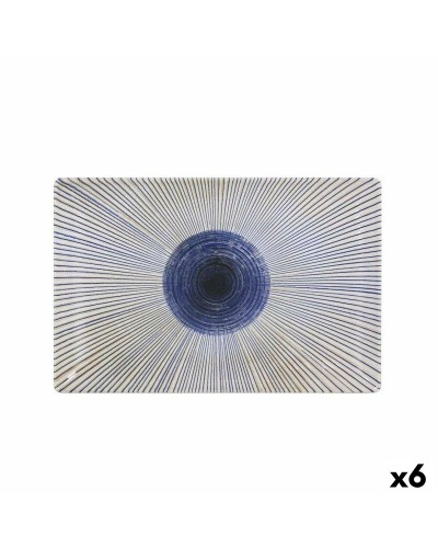 Serveerschaal La Mediterránea Irys Rechthoekig 30 x 20 x 2,5 cm (6 Stuks)
