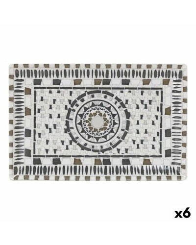 Piatto Fondo Rettangolare La Mediterránea Barroc (6 Unità) - 30 x 20 x 2,5 cm