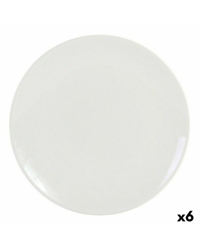 Eetbord La Mediterránea GR39659 Keramiek Ivoor (6 Stuks) (26 cm)