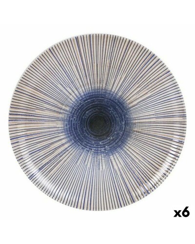 Assiettes La Mediterránea Irys, 6 pièces (32,5 cm), pour les repas quotidiens ou les occasions spéciales.
