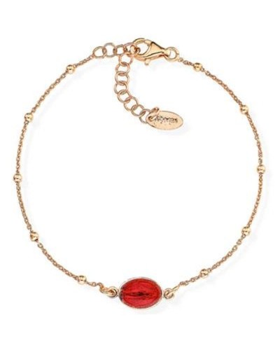 Amen Collier Chapelet Femme Argent 925 Rhodié - BRMSRR3 Élégant
