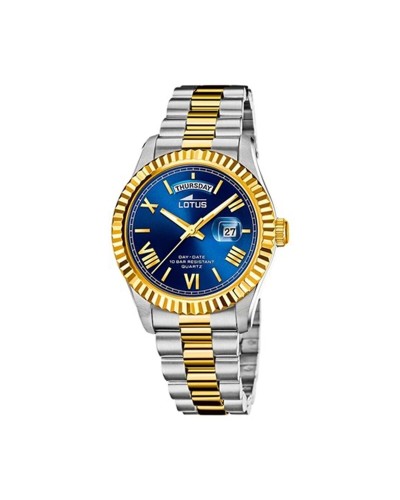 Lotus Montre Homme 18855/2 Chronographe Acier Bleu
