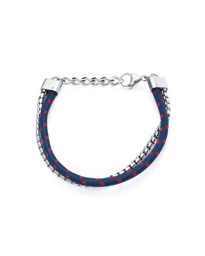 Viceroy Bracelet Homme Acier Inoxydable Maille Milanaise Élégant 6478P01013
