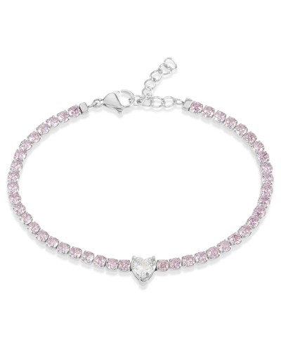 Stroili Bracciale Donna Catena Rosè Cristalli - Elegante Quotidiano
