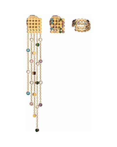 AN Jewels Boucles d'Oreilles Femme AB.EP013 - Élégantes et Lumineuses
