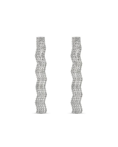 Stroili Women's Earrings Silver 925 Rhodium-Plated Point of Light Elegant
