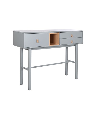 Consola ESPRIT Azul Gris en MDF de 120 x 35 x 90 cm para Entrada y Salón
