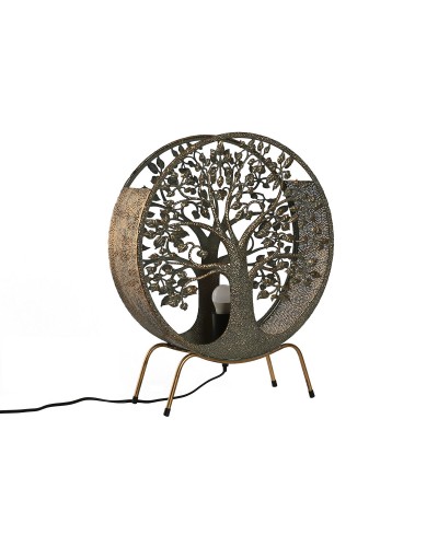 Bureaulamp Home ESPRIT Gouden Metaal 50 W 220 V 40 x 13 x 49 cm