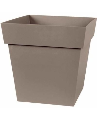 Maceta EDA Marrón Taupé 32 cm | Ideal para Interiores y Exteriores
