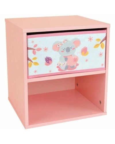 Nachtkastje Fun House CALLY MIMI KOALA Roze 36 x 33 x 30 cm