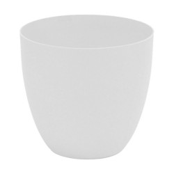 Vase Plastiken Blanc en Polypropylène, Diamètre 32 cm - Vase Moderne Élégant
