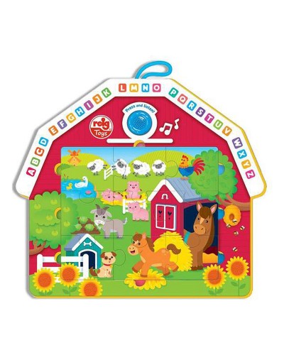 Reig Puzzle Fattoria Musicale Merry Farmhouse - 9 Pezzi Bambini
