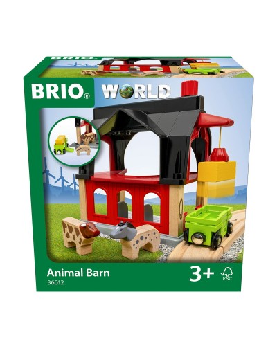 Leksakspaket Ravensburger Animal barn Trä