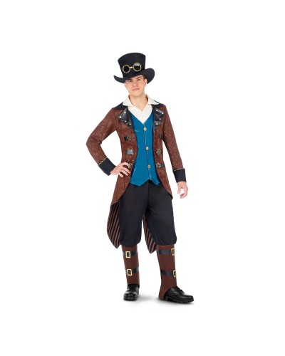 My Other Me Costume Steampunk Adultes - Multicolore 3 Pièces
