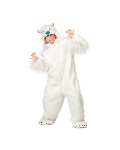 Mein anderes Ich Kostüm Yeti Erwachsene - Plüsch Verkleidung Winter Halloween
