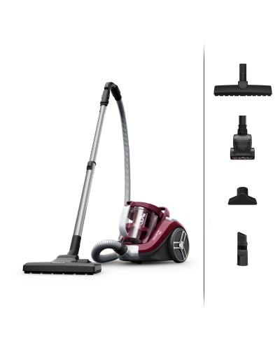Rowenta RO4B63 Aspirateur avec Sac, Rouge - Puissant & Silencieux
