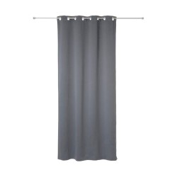Gordijnen Atmosphera Ondoorzichtig Grijs Polyester 2 Stuks (135 x 240 cm)