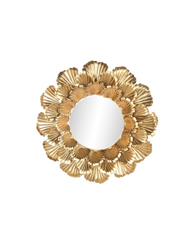 Wandspiegel Gold ESPRIT Pflanzenblatt, 76,5 x 8 x 76,5 cm
