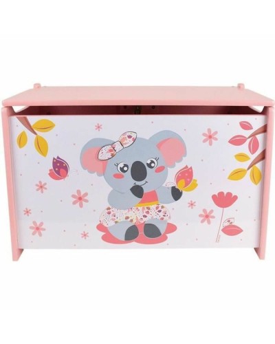 Koffer Fun House CALLY MIMI KOALA Roze Hout 40 x 58 x 36 cm