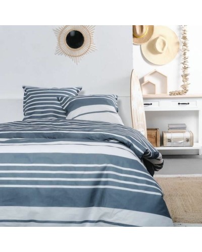 Påslakan TODAY Randig Blå Vit 240 x 200 cm