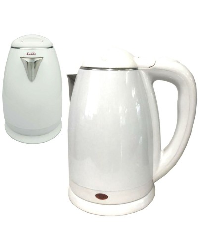 COMELEC WK7321 Wasserkocher Elektrisch Weiß 1.8L - 1500W Schnelles Erhitzen
