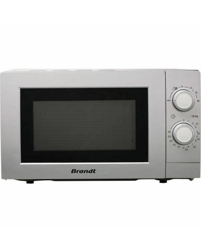 Brandt Mikrowelle 20L Silber - 700W, Einfaches & Schnelles Kochen
