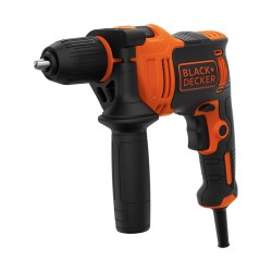 Perceuse à percussion Black & Decker BEH710K-QS, 710 W, 230 V, avec accessoires
