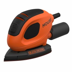 Lijadora Mouse Black & Decker BEW230, 55 W, 11000 rpm para lijado de precisión.

