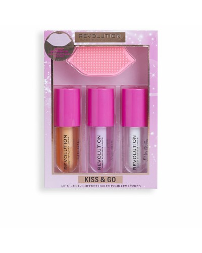 Revolution Kiss & Go 4-teiliges Make-up Set - Komplettes Reise-Make-up Kit
