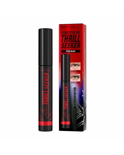 Rimmel London Volume Thrill Seeker Mascara 004 Pitch Black - Volume & Intense Black - 8ml

