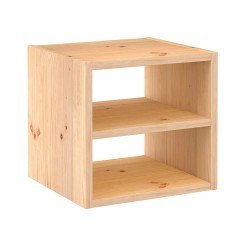 Scaffale Astigarraga Dinamic Cubi Componibili in Pino Naturale Marrone - 36,2 x 33 x 36,2 cm