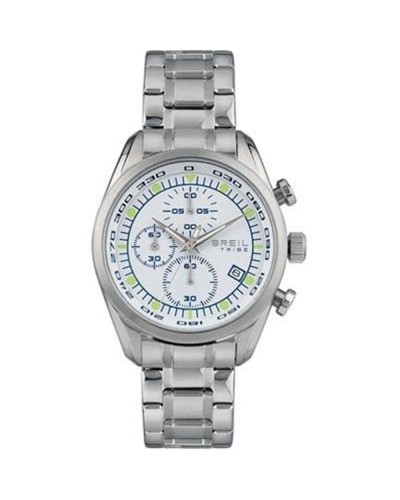Breil Herrenuhr EW0479 Edelstahl Chronograph Blau Sportlich
