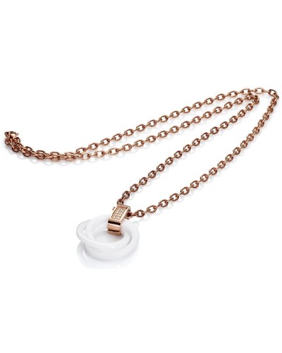 Viceroy Collana Donna Argento 925, Ciondolo a Cerchio, Elegante 
