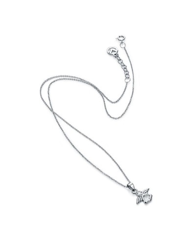 Viceroy Collier Femme Argent 925, Pendentif Cercle Zircones - Élégant
