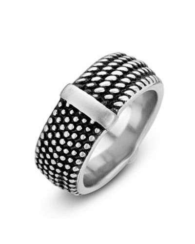 Unisex Ring Frank 1967 Stainless Steel Black Size 59 - Urban Style
