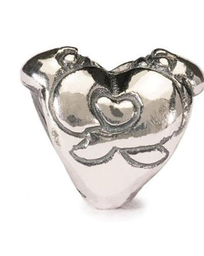 Trollbeads Glasperle Dunkelbraun TAGBE-10007 Echtes Schmuckstück
