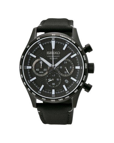 Herrklocka Seiko SSB417P1 Svart