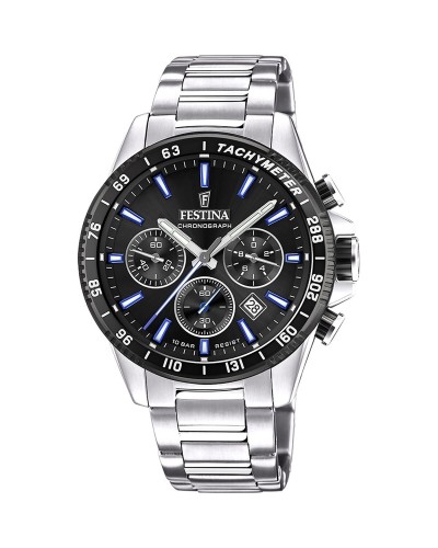 Festina F20560/5 : Montre Homme Noir Argenté, Design Élégant
