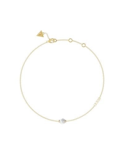 Guess Damen Halskette Gelbgold mit Kristallen - Schmuckkollektion JUBN02268JWYGT
