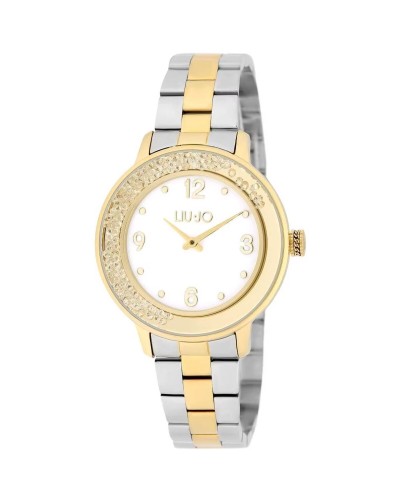LIU JO TLJ2059 : Montre Femme Élégante avec Cristaux et Bracelet Acier
