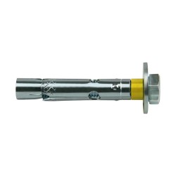 Tornillo para caja fuerte CELO, Ø 8 mm x 60 mm, cincado para instalaciones seguras

