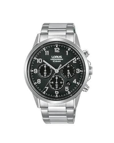Lorus RT313KX9: Reloj de Hombre Negro Plateado - Diseño Elegante y Moderno
